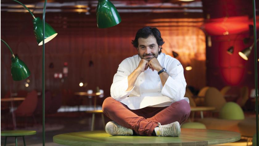 Retrato del chef Javier Muñoz