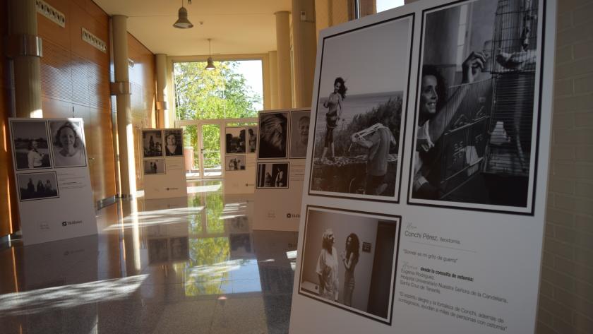 Las fotografías de Álvaro Laiz están expuestas en el Salón de Actos del HUPA centro Las fotografías de Álvaro Laiz, en el Salón de Actos del centro