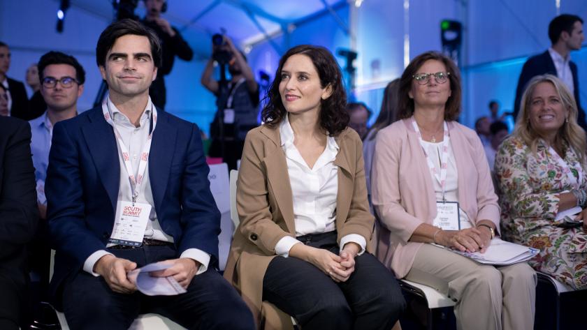Isabel Díaz Ayuso en la clausura de los Premios enlightED en el marco del South Summit Madrid 2019