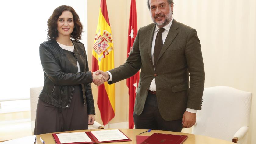 Díaz Ayuso promociona el comercio tradicional en Navidad 