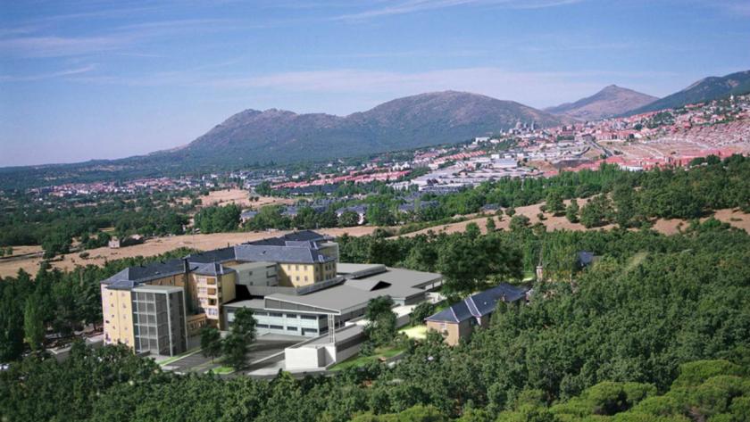 Vista aérea Hospital El Escorial