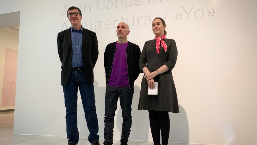 Marta Rivera durante la inauguración de la muestra ‘Arquitectura y «yo»’ 