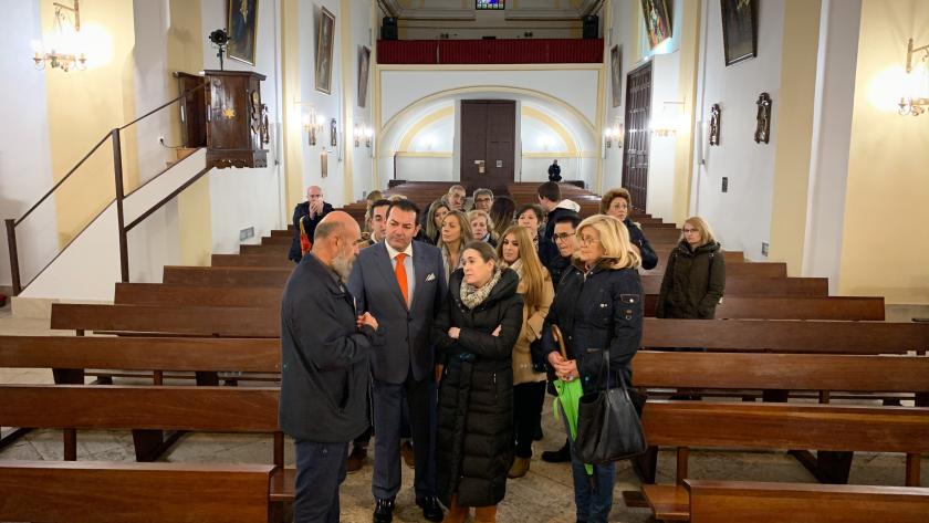 Marta Rivera durante su visita a Campo Real, Villarejo de Salvanés y Morata de Tajuña