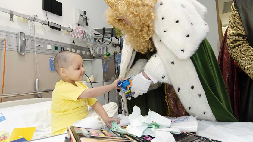Melchor entrega regalos en el Marañón