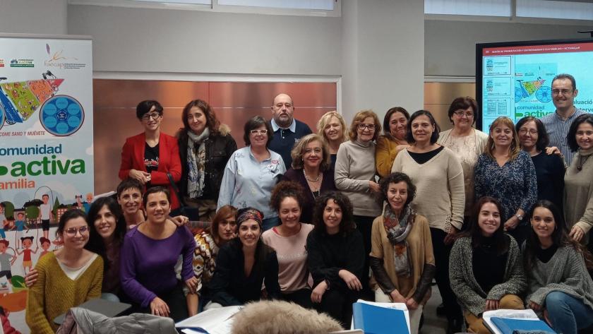 Sanidad pone en marcha una investigación sobre obesidad infantil Participantes del proyecto Familias + Activas