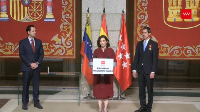 RECEPCIÓN OFICIAL AL PRESIDENTE ENCARGADO DE VENEZUELA