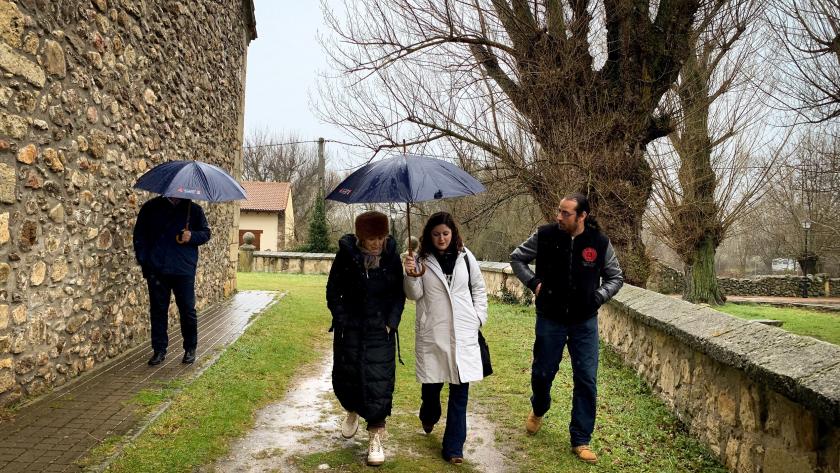 Marta Rivera visita Rascafría, Alameda del Valle y Lozoya Marta Rivera durante su visita a Rascafría, Alameda del Valle y Lozoya