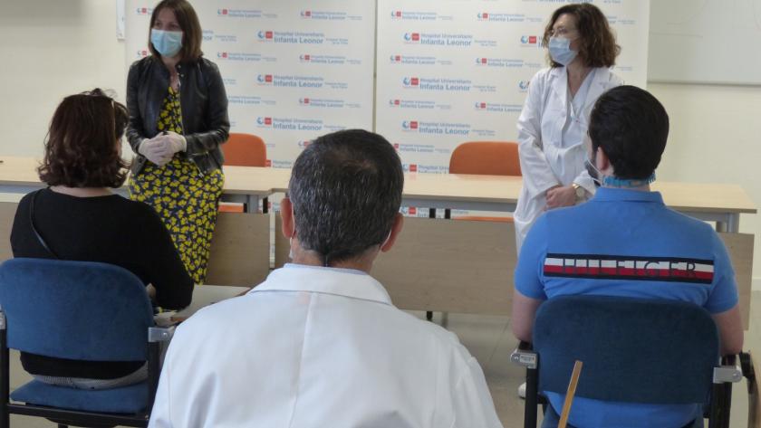 La concejala de Villa de Vallecas agradecer el esfuerzo de nuestros profesionales en la crisis de la COVID-19