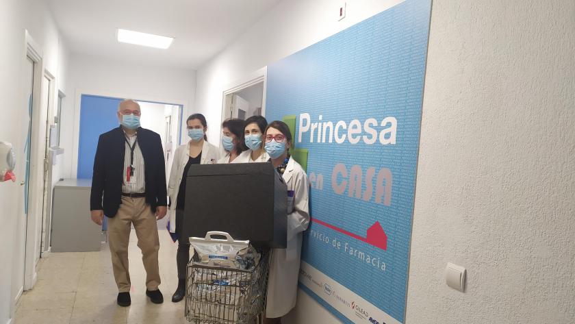 Preparación del envío de medicación a domicilio 