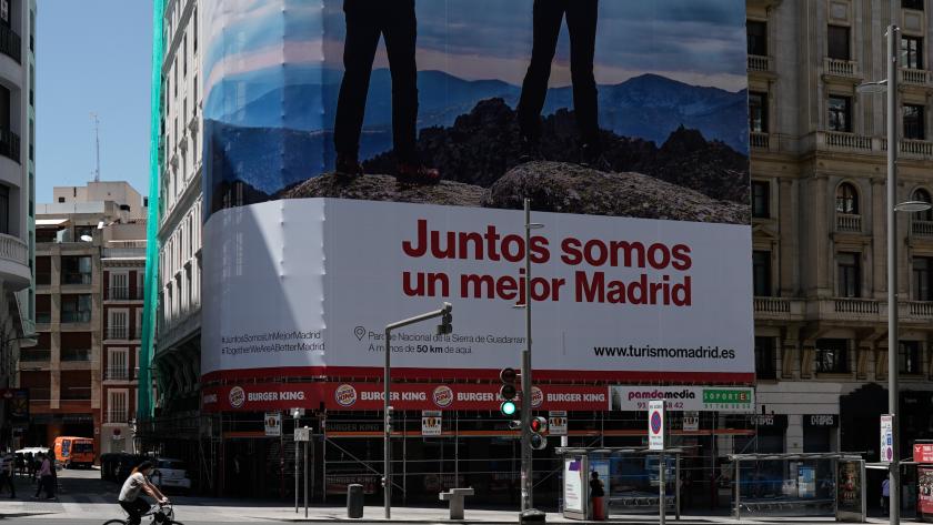 Juntos somos un mejor Madrid cartel Juntos somos un mejor Madrid
