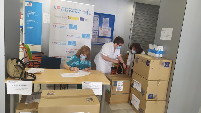 La Princesa Solidaria Tercer día de recogida