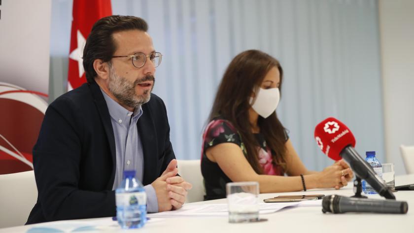 La Comunidad de Madrid diseña un modelo pionero de teletrabajo basado en la flexibilidad y el cumplimiento de objetivos Javier Fernández- Lasquetty durante el acto