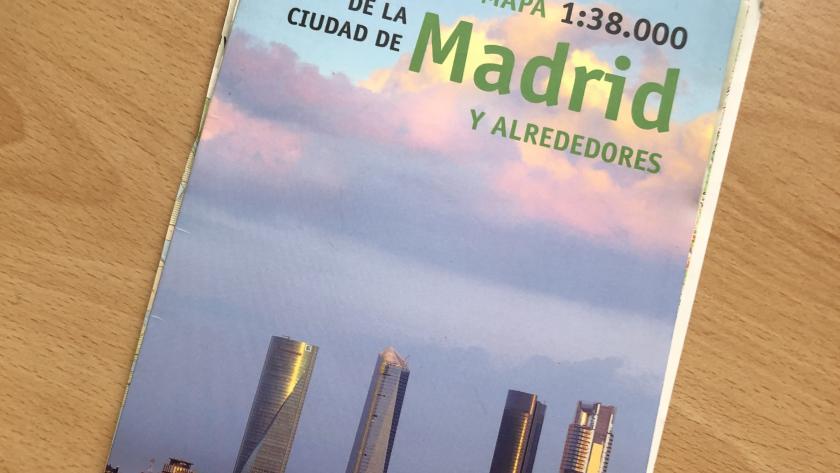 Mapa 1:38000 de la ciudad de Madrid y alrededores