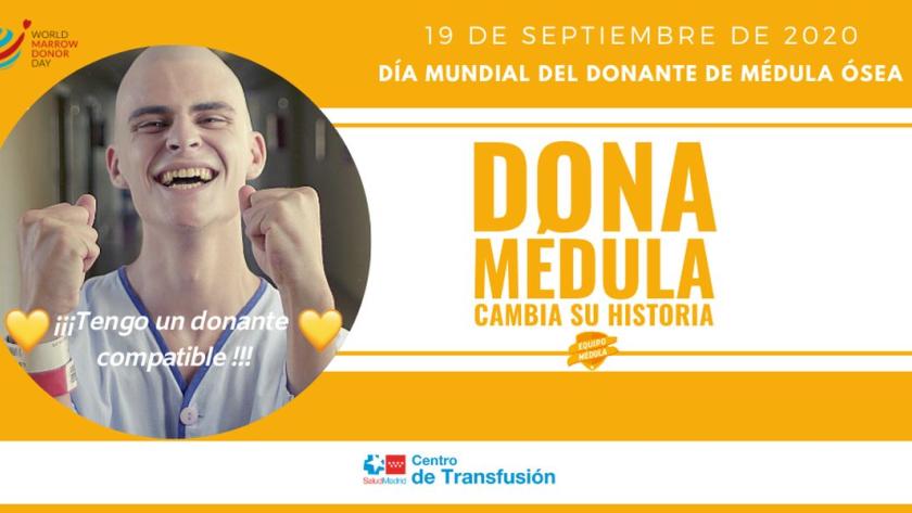 Imagen de protagonista de la campaña, un jovenes en un hospital