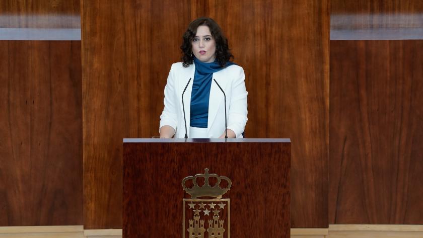 Isabel Díaz Ayuso interviene en el Debate sobre el Estado de la Región
