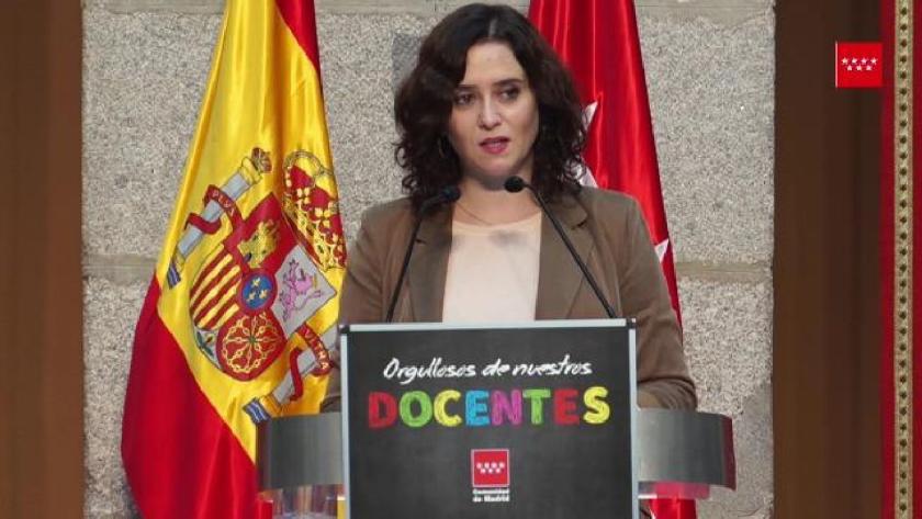 Acto de recocimiento a los docentes madrileños
