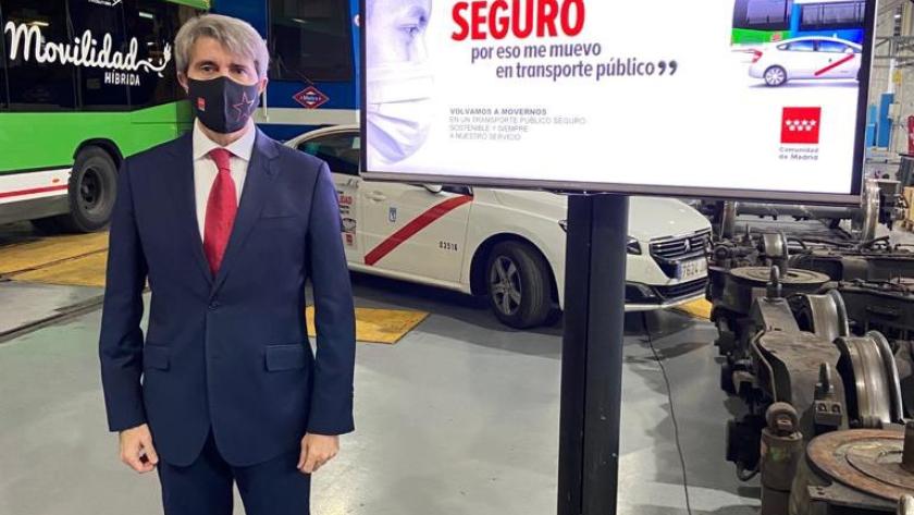 Ángel Garrido campaña transporte público