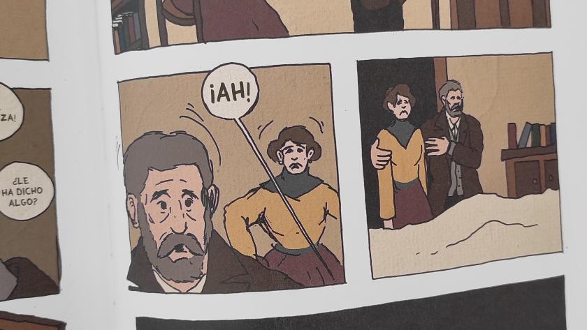 Cómic "Galdós, un escritor en Madrid"