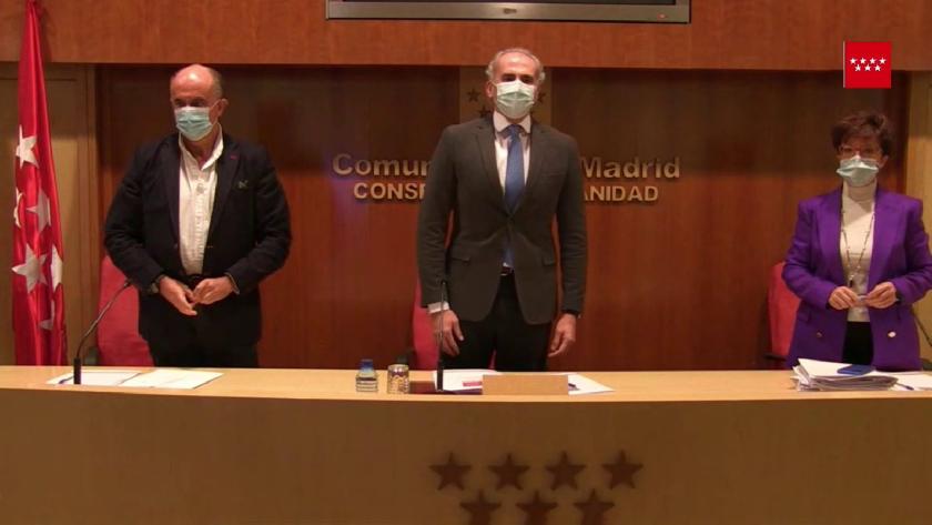 Rueda de prensa Consejero de Sanidad 8 de enero de 2021