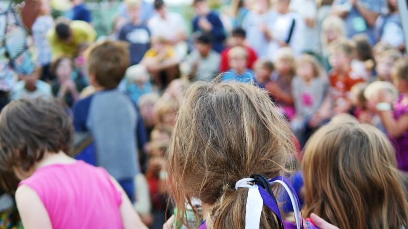 aglomeración de gente