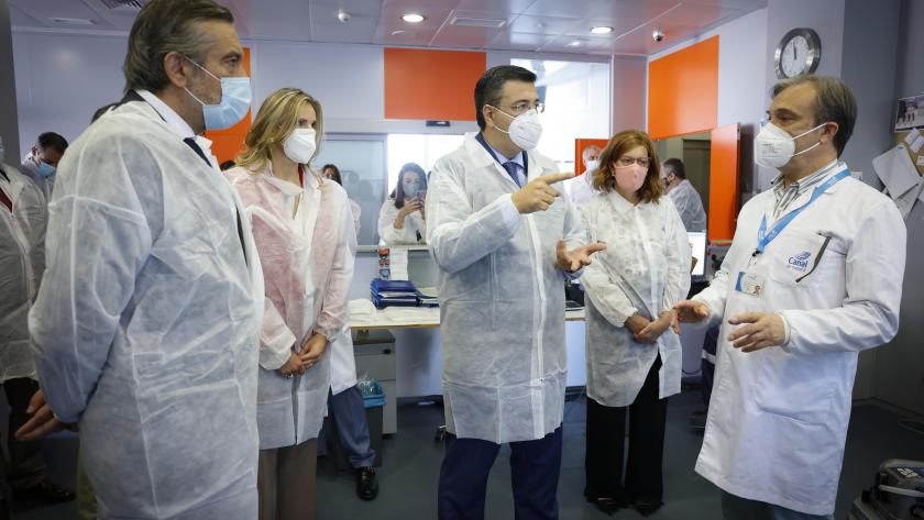 Enrique López y Paloma Martín visitan las instalaciones del Proyecto Vigía Instalaciones proyecto Vigía