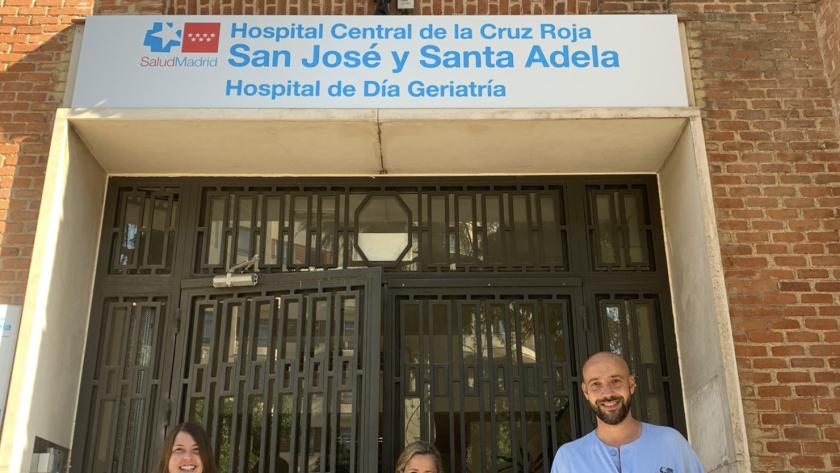 El Hospital Central Cruz Roja, premio a la mejor comunicación oral en el Congreso Nacional de la Sociedad Española de Enfermería Geriátrica y Geronto Profesionales premiados