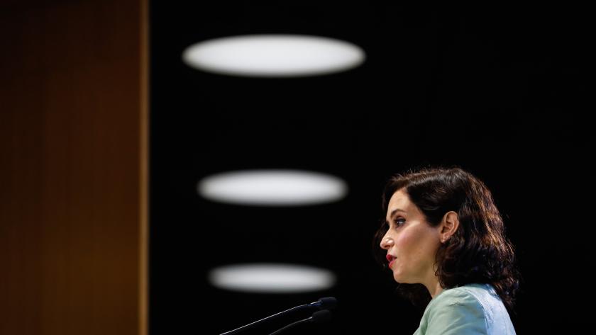 Díaz Ayuso inaugura el encuentro Fondos Europeos tiempo para la acción Isabel Díaz Ayuso durante el encuentro Fondos Europeos tiempo para la acción