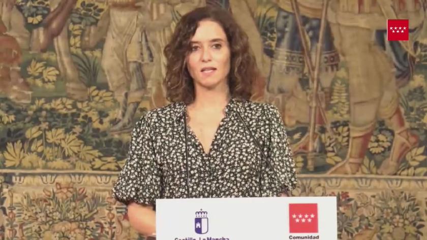 DÍAZ AYUSO SE REÚNE CON EL PRESIDENTE DE CASTLLA-LA MANCHA EN TOLEDO