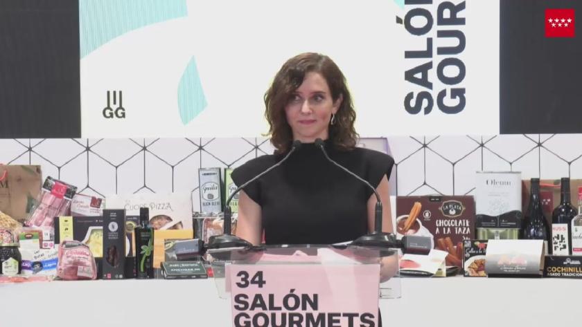 DÍAZ AYUSO INAUGURA EL XXXIV SALÓN GOURMETS