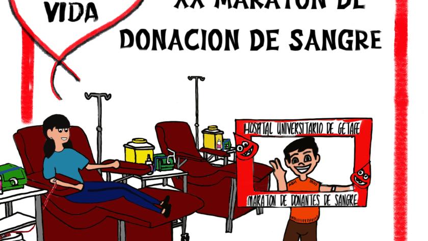 XX Maratón de Donación de Sangre Hospital de Getafe Dirigido a trabajadores y usuarios del centro