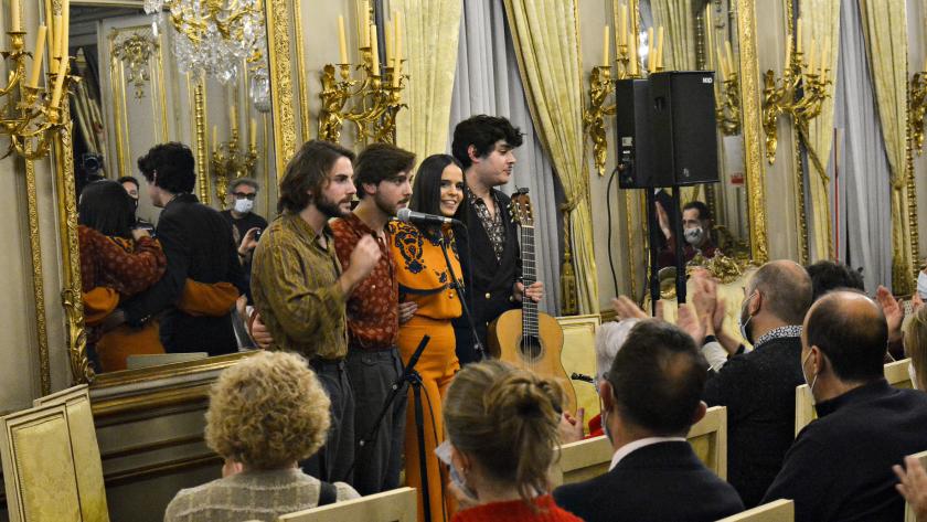 Concierto de Ángeles Toledano en el Palacio de Fernán Núñez Imagen del Concierto de Ángeles Toledano en el Palacio de Fernán Núñez