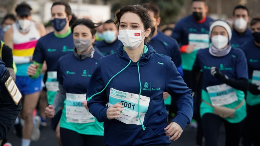 Isabel Díaz Ayuso participa en la Carrera Solidaria Fundación Real Madrid Isabel Díaz Ayuso en la Carrera Solidaria Fundación Real Madrid
