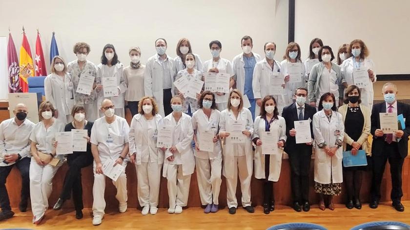 Equipo de profesionales del Hospital Clínico San Carlos, redesignado como excelente en cuidados Equipo de profesionales del Hospital Clínico San Carlos