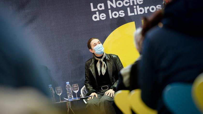 La consejera de Cultura, Marta Rivera de la Cruz, presenta La Noche de los Libros La consejera durante la presentación del evento