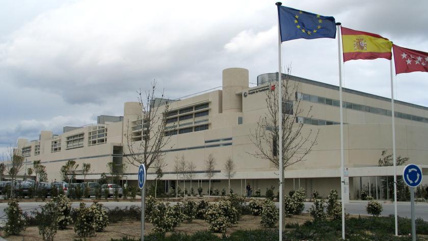 Fachada del hospital de Fuenlabrada