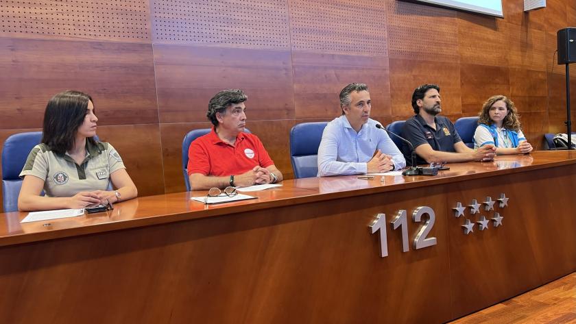 La Comunidad de Madrid presenta la campaña #STOPincendios para incidir en la respuesta ciudadana ante la presencia de fuego Los encargados de presentar la campaña