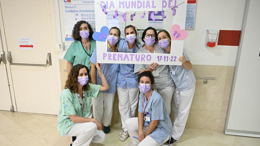 El Hospital Gregorio Marañón celebra el Día Mundial del Niño Prematuro profesionales del hospital gregorio marañón