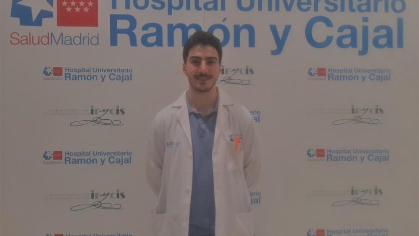 Imagen del Dr Álvaro Martín Ares del Servicio de Oftalmología del Hospital Universitario Ramón y Cajal