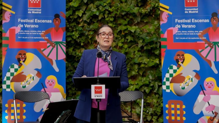 La consejera Marta Rivera durante el acto 