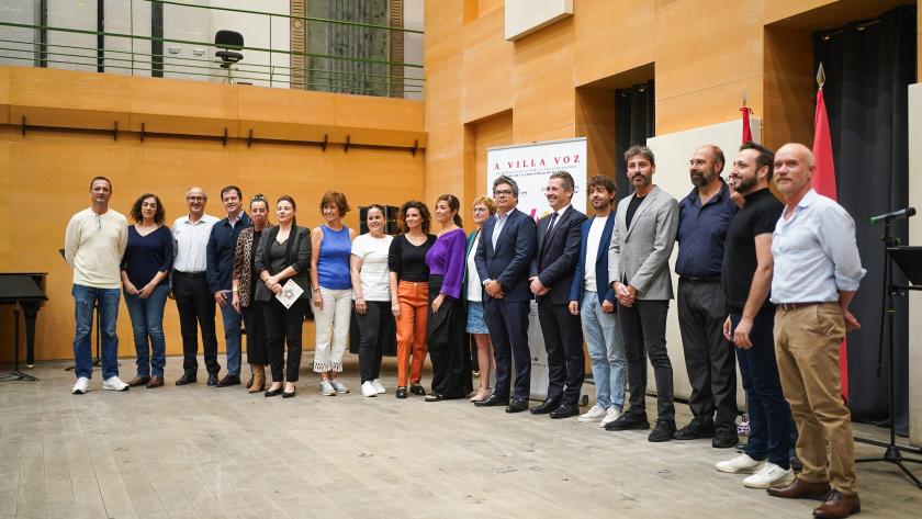 El consejero durante la celebración de la presentación
