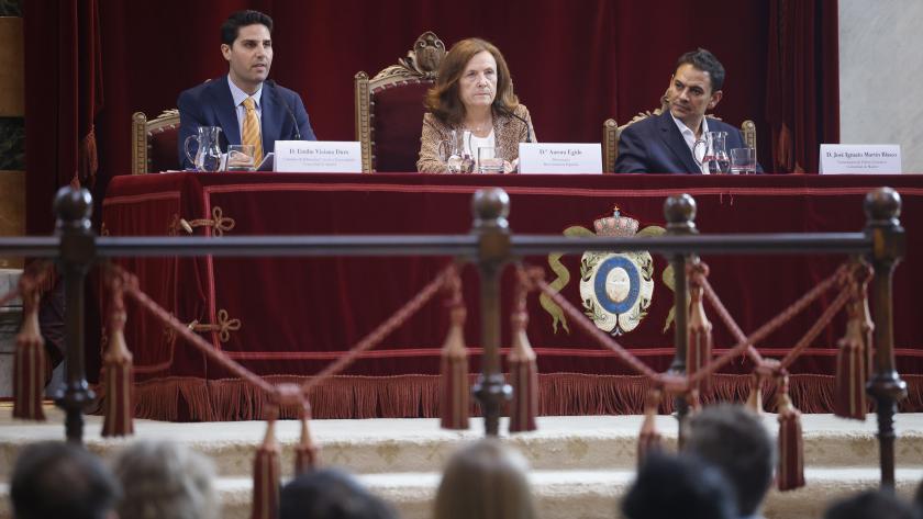 El consejero durante la celebración del acto