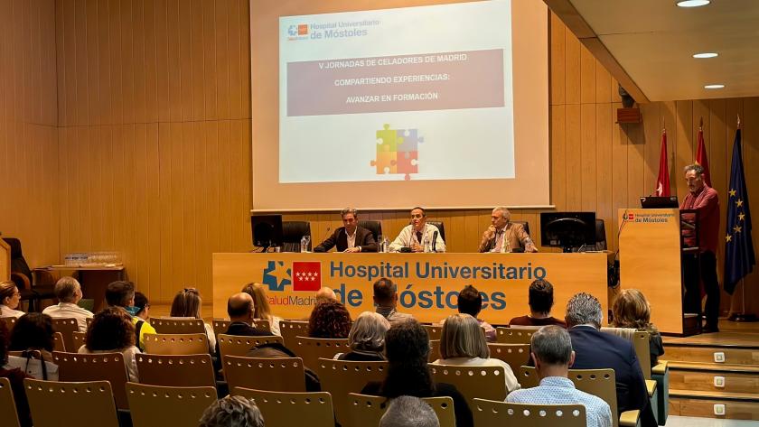 Jornada Celadores de Hospitales de la Comunidad de Madrid 2023 inauguración jornada celadores