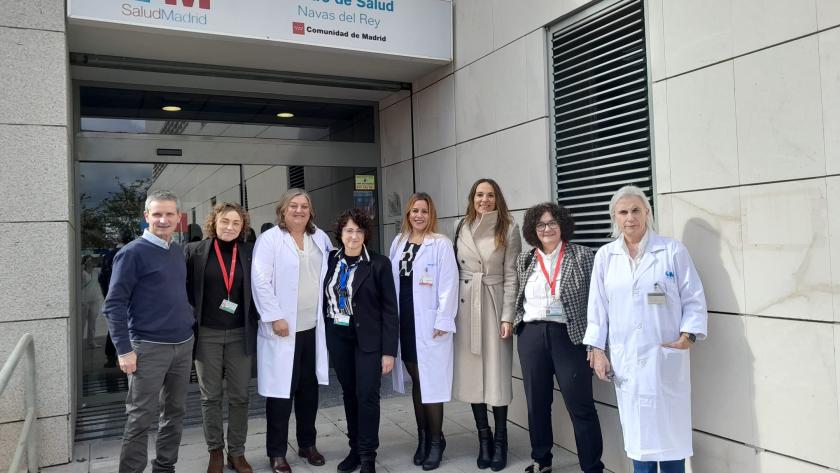 Profesionales del centro de salud Navas del Rey