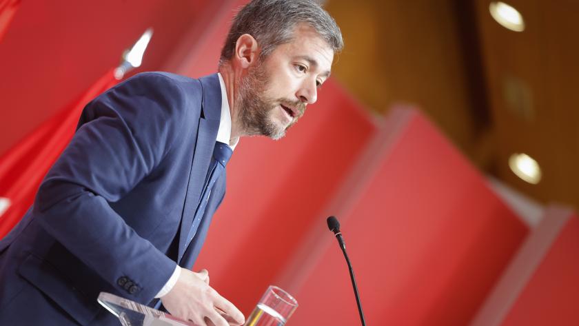 El consejero García Martín en la rueda de prensa El consejero García Martín en rueda de prensa