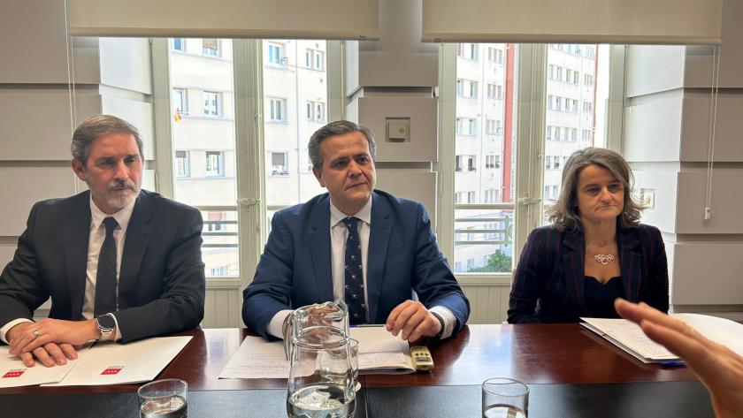 Rodrigo se reúne con el Colegio de Arquitectos de Madrid El consejero Jorge Rodrigo durante la reunión con el Colegio de Arquitectos de Madrid