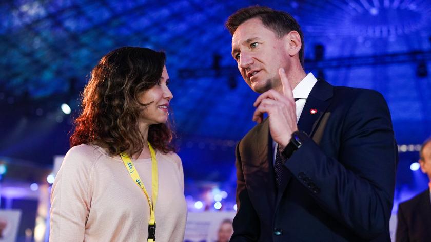 La presidenta Isabel Díaz Ayuso en Bucarest