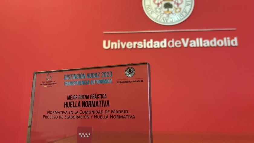 ejemplar de los premios AUDAZ 2023