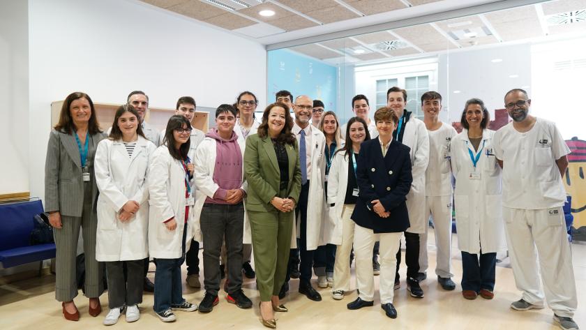 Matute presenta el proyecto KIDS Madrid La consejera Fátima Matute en el Hospital público Infantil Universitario Niño Jesús