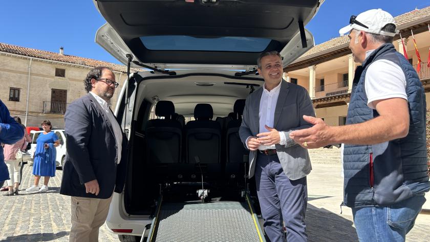 El consejero Jorge Rodrigo en Torrelaguna