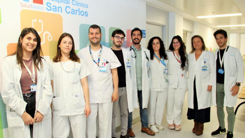 Profesionales que integran la unidad de terapias experimentales en cáncer del Hospital Clínico San Carlos